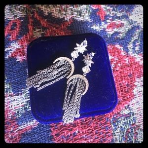 COPY - Beautiful star and crescent moon earrings